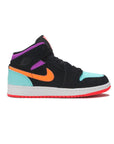 Nike Air Jordan 1 Mid Nero Multicolore Candy Retro