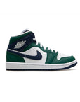 Nike Air Jordan 1 Mid Verde Noble Bianco Blu Retro