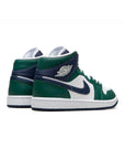Nike Air Jordan 1 Mid Verde Noble Bianco Blu Retro