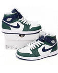 Nike Air Jordan 1 Mid Verde Noble Bianco Blu Retro