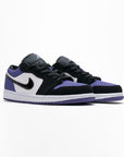 Nike Air Jordan 1 Low Viola Court Pelle Premium