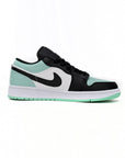 Nike Air Jordan 1 Low Verde Menta Nero Bianco Pelle Premium