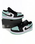 Nike Air Jordan 1 Low Verde Menta Nero Bianco Pelle Premium