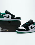 Nike Air Jordan 1 Low Verde Mystic Nero Bianco Pelle Premium