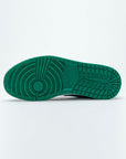 Nike Air Jordan 1 Low Verde Mystic Nero Bianco Pelle Premium