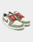 Nike Air Jordan 1 Low OG Verde Rosso Pelle Anno del Drago