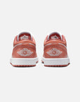 Nike Air Jordan 1 Low Rosa Salmone Bianco Pelle Premium