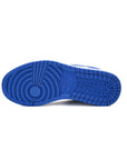 Nike Air Jordan 1 Low Nero Bianco Blu Royal Pelle Premium