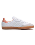 Adidas Samba OG Womens Cloud White Wonder Clay sneakers basse donna in bianco - vista laterale