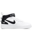 Nike Air Force 1 Mid '07 Bianco con Dettagli Neri