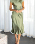 Sophie | Abito Midi Minimalista da Donna con Spalline