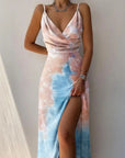 Sydney | Abito midi floreale da donna con scollo a V