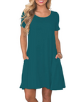T-shirt donna estiva Mabel Robe – Girocollo, maniche corte e tasche