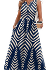 Vestito Maxi Sophia da Donna – Abito Lungo Estivo con Scollo a V, Senza Maniche e Tasche