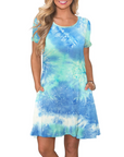 T-shirt donna estiva Mabel Robe – Girocollo, maniche corte e tasche