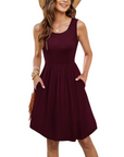 Eden Robe Tunica Donna – Spalle Scoperte, Collo Rotondo e Tasche