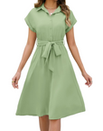 Vestaglia Harriet da Donna Estate – Scollo a V con Cintura e Tasche