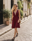 Ellie Vestito Donna – Vestito Estivo Senza Maniche, Scollo a V e Taglio Confortevole Elegante