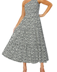 Abito Maxi Bohème da Donna ZsaZsa – Abito Monospalla con Volant, Taglio A-Line ed Elegante per l’Estate