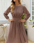 Abito midi in chiffon da donna
