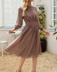Abito midi in chiffon da donna