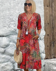 Abito Midi Colorato da Donna