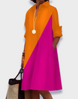 Abito Polo Midi Elegante da Donna