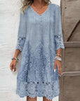 Abito midi floreale da donna