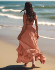 Abito lungo da donna per le giornate estive in spiaggia