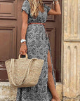 Abito lungo da donna con spacco