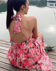Abito Maxi Rosa da Donna