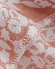 Abito lungo rosa da donna con scollo a incrocio