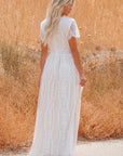Abito da donna in pizzo bianco