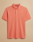 Polo Uomo in Mesh Traspirante – Fresca e Sportiva Estiva - Corallo