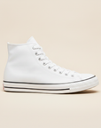 Sneakers Uomo Alte in Canvas – Casual Urbane Senza Tempo - Bianco