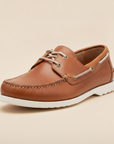 Scarpe da Barca Uomo in Pelle – Boat Shoes Classiche Estive - vista 3-4