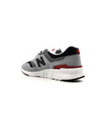 new balance 997 grey navy red scarpe uomo
