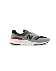 new balance 997 grey navy red scarpe uomo