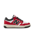new balance basse team red scarpe donna