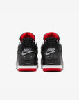 Nike Air Jordan 4 Retro Bred Reimagined sneakers alte in nero rosso - dettaglio suola