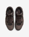 Nike Air Jordan 4 Retro Cave Stone sneakers alte in beige marrone - vista posteriore