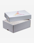 Nike Air Jordan 4 Retro Comic sneakers alte in multicolore - vista laterale