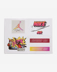 Nike Air Jordan 4 Retro Comic sneakers alte in multicolore - vista frontale