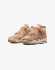 Nike Air Jordan 4 Retro Cozy Girl sneakers alte in beige crema - vista frontale