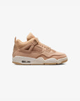 Nike Air Jordan 4 Retro Cozy Girl sneakers alte in beige crema - dettaglio tomaia