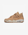 Nike Air Jordan 4 Retro Cozy Girl sneakers alte in beige crema - vista laterale