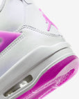 Nike Air Jordan 4 Retro Hyper Violet sneakers alte in viola bianco - vista posteriore