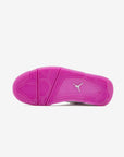 Nike Air Jordan 4 Retro Hyper Violet sneakers alte in viola bianco - vista dall'alto