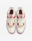 Nike Air Jordan 4 Retro Nigel Sylvester Brick After Brick sneakers alte in marrone rosso - vista posteriore