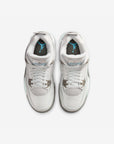 Nike Air Jordan 4 Retro Photon Dust Blue Chill sneakers alte in grigio azzurro - vista posteriore